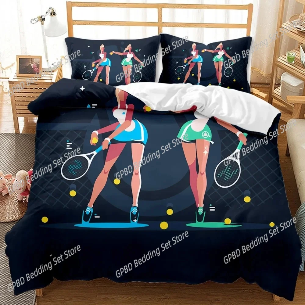 Badminton Queen - Спортивный комплект пододеяльников, тхэквондо, лыжи, плавание,